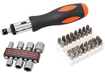 Black&Decker  A7062 Cırcırlı Tornavida ve Lokma Uç Seti