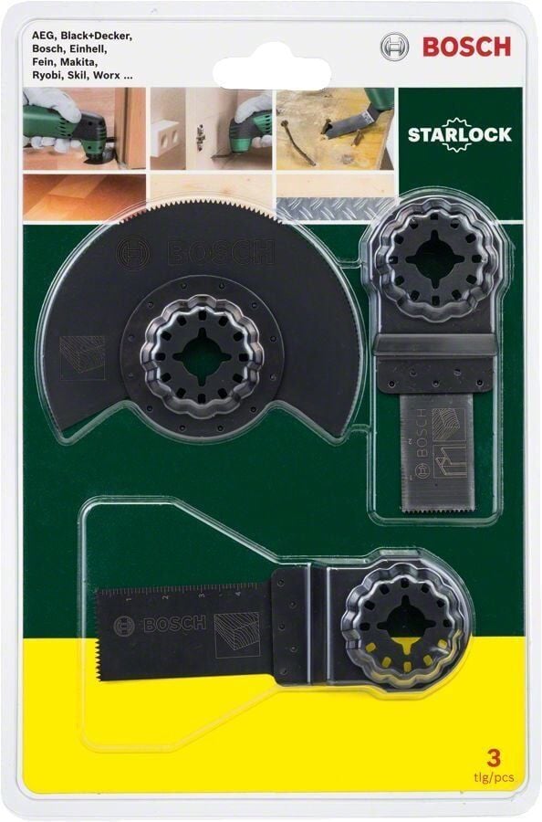 Bosch  2607017323 DIY-P Starlock Testere Ahşap Seti 3'lü