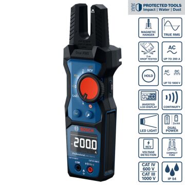 Bosch GFM 1000-15 Çatal Tip Ampermetre