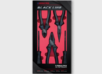 İzeltaş Black Line 5 Parça Set