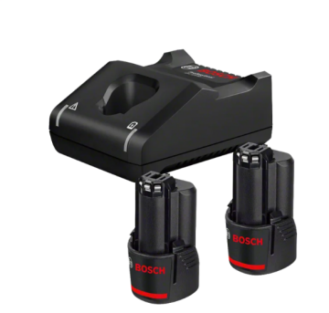 BOSCH 1600A019R8 12V Başlangıç seti 2x2.0 Ah + GAL 12V-40