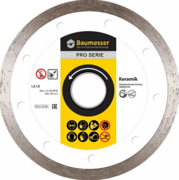 Baumesser 115x22,23mm Seramik Kesme Diski