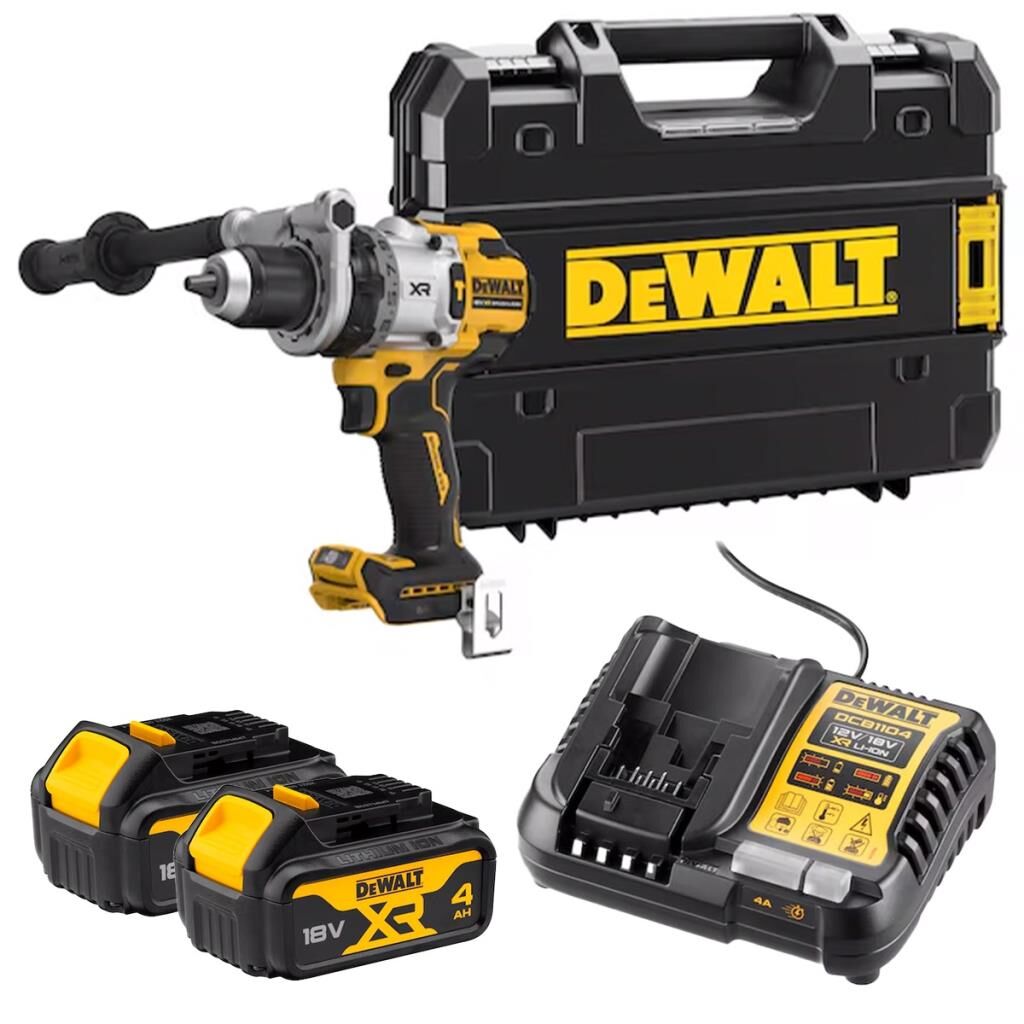 Dewalt DCD1007 18 V Çift Akülü 4 Ah Darbeli Matkap