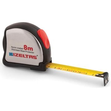 İzeltaş Krom Şerit Metre 8m