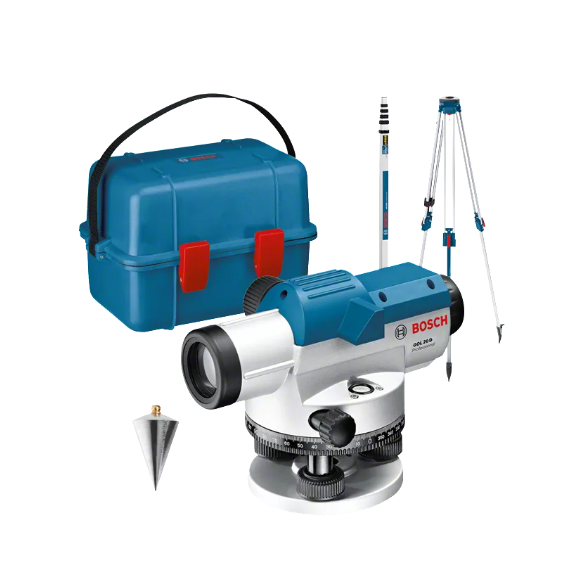 Bosch GOL 20 D + BT 160 + GR 500 Mira Ölçüm Seti (0601068402)