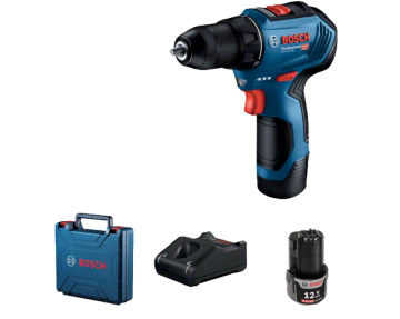 Bosch Professional Gsr 12V-30 + 39Parça Vidalama Seti Akülü Delme Vidalama Makinesi 06019G9001