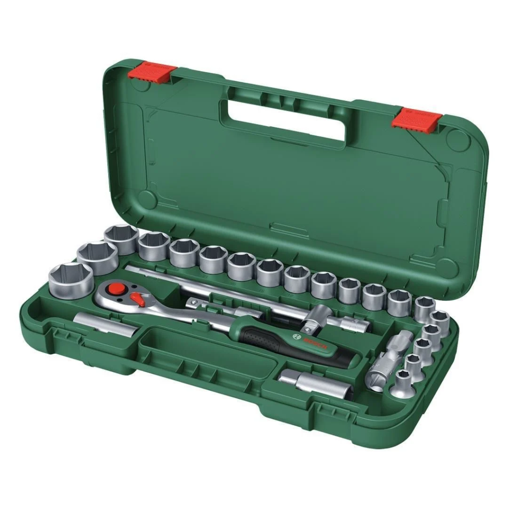 Bosch 1/2'' Cırcırlı Somun Sıkma Seti 25 Parça
