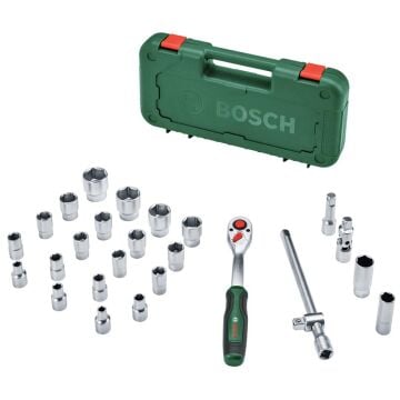 Bosch 1/2 Altı Köşe Lokma Anahtar Takımı 25 parça