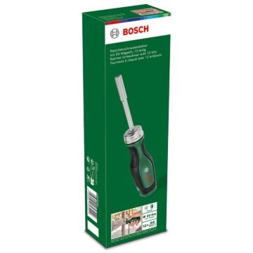 Bosch 12 Uçlu Cırcırlı Tornavida Seti