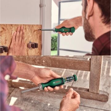 Bosch 12 Uçlu Cırcırlı Tornavida Seti