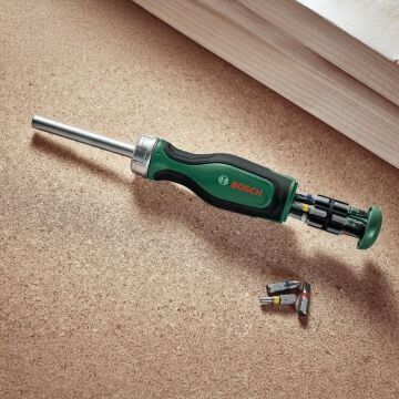 Bosch 12 Uçlu Cırcırlı Tornavida Seti