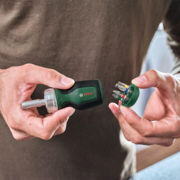 Bosch Cırcırlı Tornavida Değiştirilebilir 6 Uç S1