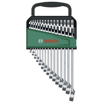 Bosch 1600A02Z9E Açık Uçlu Kombine Anahtar Seti 15 Parça
