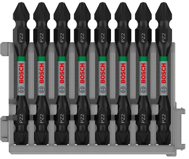 Bosch Vidalama Çift Uç PZ2 - 65mm 8'li