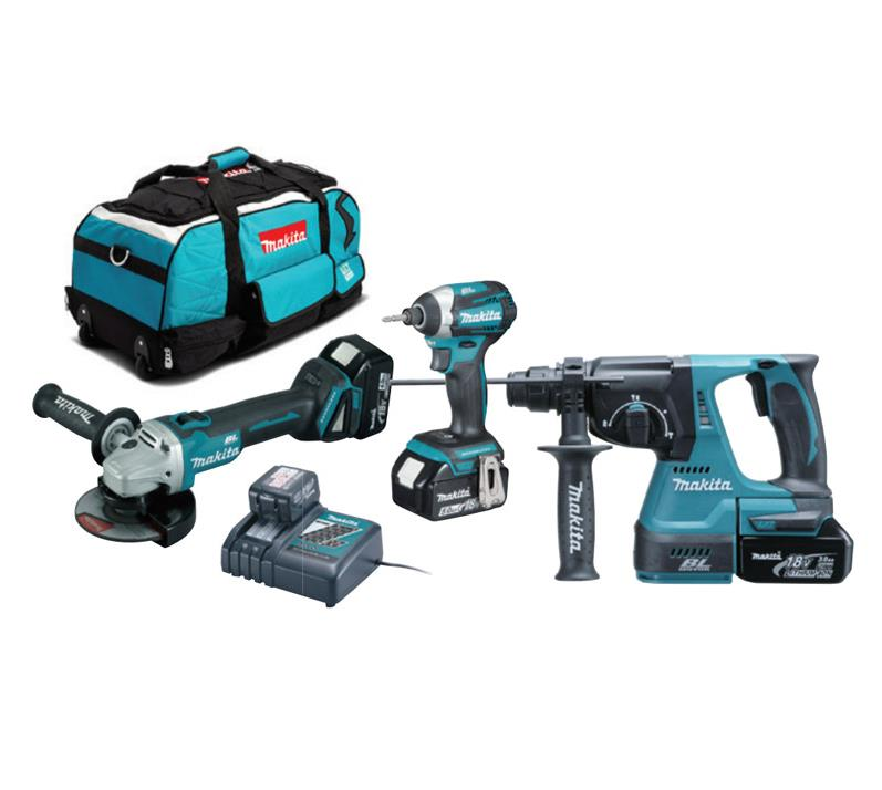 Makita DLX3070TX 18 V 5.0 AH Akülü Combo Set