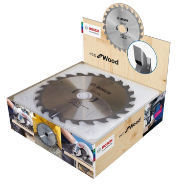 Bosch Eco 190x30 mm 24 Diş 10'lu Ahşap Daire Testere Bıçağı 2608644613