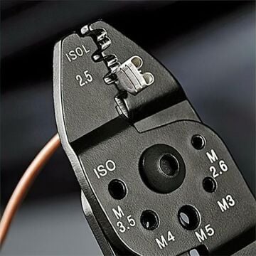 Knipex 9722240 Pabuç Sıkma ve Kablo Sıyırma Pensesi