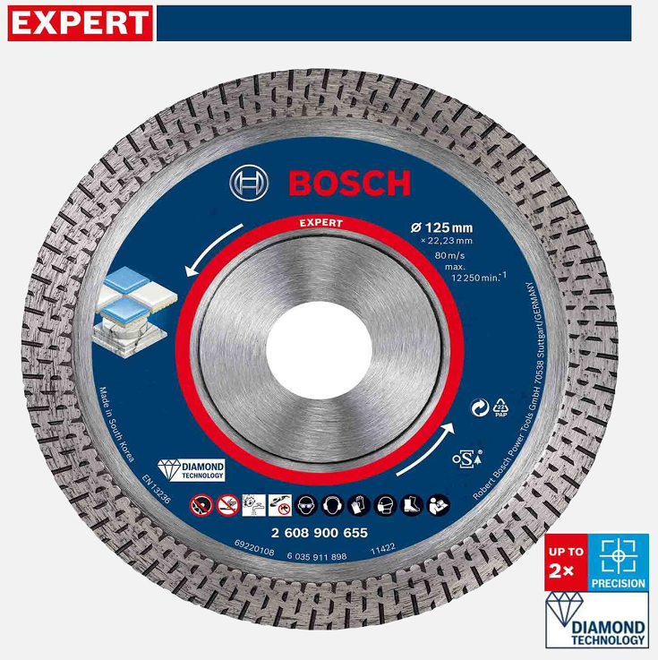 Bosch Expert HardCeramic Elmas Kesme Diski 125x22,23 mm