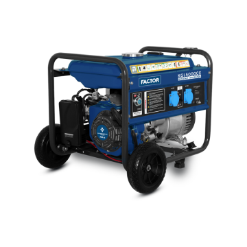 Factor KGL5000CE 5KVA İpli-Marşlı Benzinli Jeneratör
