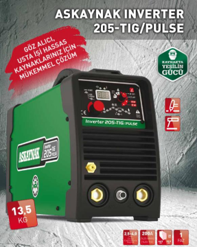 Askaynak Inverter 205 - TIG/PULSE Kaynak Makinesi