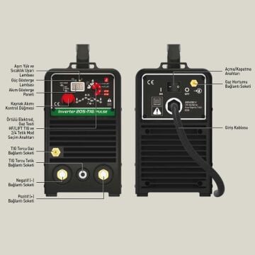 Askaynak Inverter 205 - TIG/PULSE Kaynak Makinesi