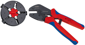 Knipex 973301 Çok Fonksiyonlu Üç Çeneli Pabuç ve Yüksük Sıkma Pensesi