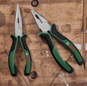 Bosch 2 Parça 180 mm Kargaburun Pense Seti