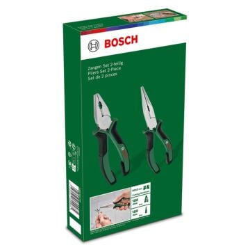 Bosch 2 Parça 180 mm Kargaburun Pense Seti