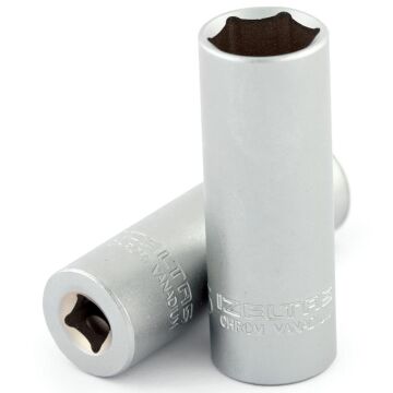 İzeltaş 1/4 Altı Köşe Derin Lokma Anahtar 9mm