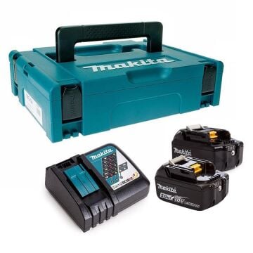 Makita 2 adet BL1850B Akü ve DC18RC Şarj Seti