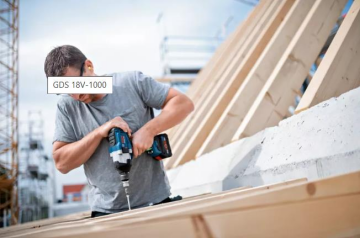 Bosch GDS 18V-1000 Profesyonel Akülü Darbeli Somun Sıkma Makinesi