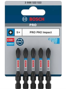 Bosch Professional Expert  PH2x55mm Bits Uç 5'li