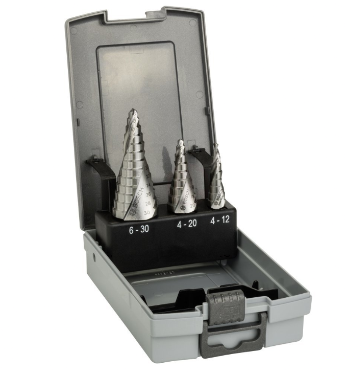 Bosch  HSS 3'LÜ Kademeli Matkap Ucu 4-30mm