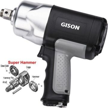Gison GW-28SR 3/4'' Havalı Somun Sıkma Makinesi