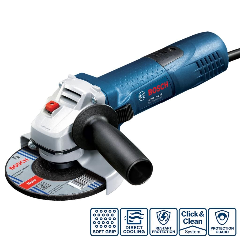 Bosch GWS 7-115 Profesyonel Avuç Taşlama