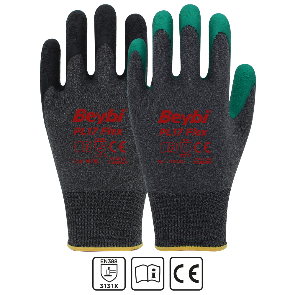 Beybi PL17 Flex Likralı Lateks Eldiven