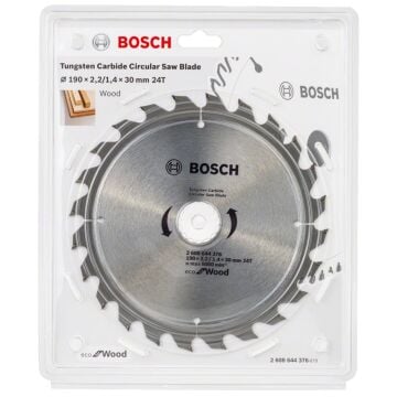 Bosch ECOW 190x30mm 24z Daire Testere Bıçağı