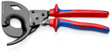 Knipex 9532320 Cırcır Mekanizmalı Kablo Makası
