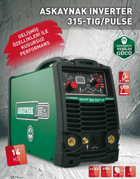 Askaynak Inverter 315 - TIG/PULSE Kaynak Makinesi