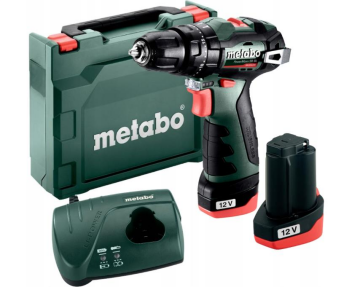Metabo Powermaxx BS BL 12V/2Ah. Kömürsüz Akülü Vidalama