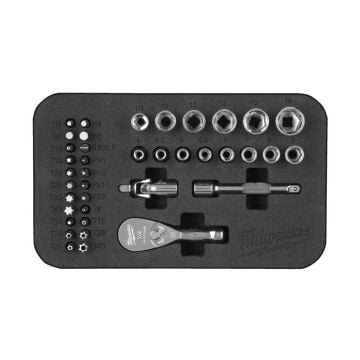 Milwaukee 1/4 Compact Lokma Seti 39 Parça