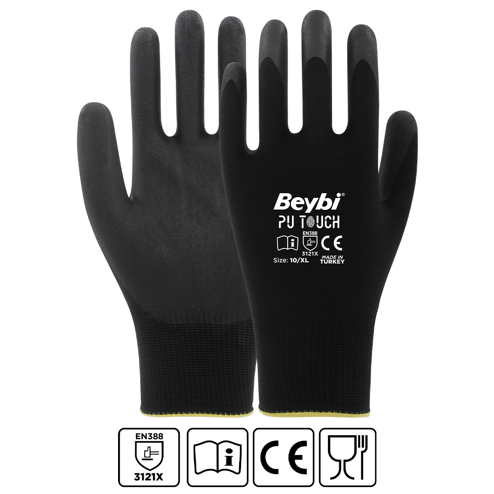 Beybi Pu Touch Poliüretan Kaplı Eldiven