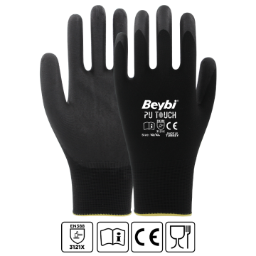 Beybi Pu Touch Poliüretan Kaplı Eldiven