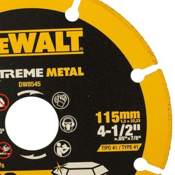 Dewalt DW8545 115mm Extreme Metal Kesme Diski
