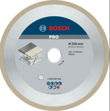 BOSCH PRO SERAMİK Elmas Disk, 250 x 30/25,4 mm