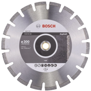 Bosch Elmas kesme Diski Standart Asfalt İçin 300 mm