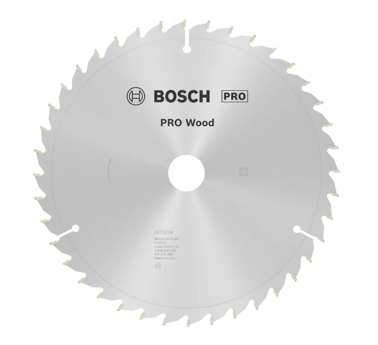BOSCH PRO Wood Daire Testere Bıçağı, 254 x 2 x 30 mm, T40