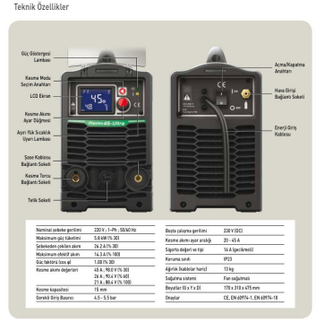 Askaynak Plasma 45 Ultra Kaynak Makinesi