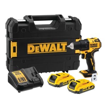 Dewalt DCD708D2T  18V 2.0Ah Kompakt Kömürsüz Akülü Darbesiz Matkap