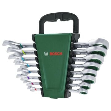 Bosch 1600A027PS 1/4'' Cırcırlı 8 Parça Kombine Anahtar Seti